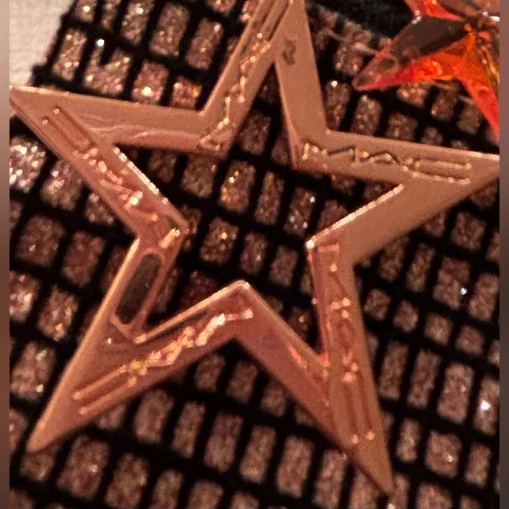 M.A.C. Cosmetics | shimmery star makeup bag